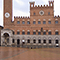 Facciata del Palazzo Pubblico, Siena.