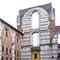 L'ampliamento, mai completato, del Duomo di Siena.