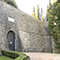Il portone di accesso al Castello di Brolio, Gaiole in Chianti.