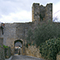 Interno di una delle porte di Monteriggioni.