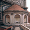 Una delle tre "Tribune morte" aggiunte da Brunelleschi per contrastare le spinte orizzontali della Cupola di Santa Maria del Fiore di Firenze.