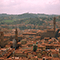 Panorama dalla Cupola del Duomo di Firenze. Sono riconoscibili il Bargello, la Badia fiorentina, Palazzo Vecchio e gli Uffizi.