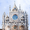 Facciata del Duomo di Siena.