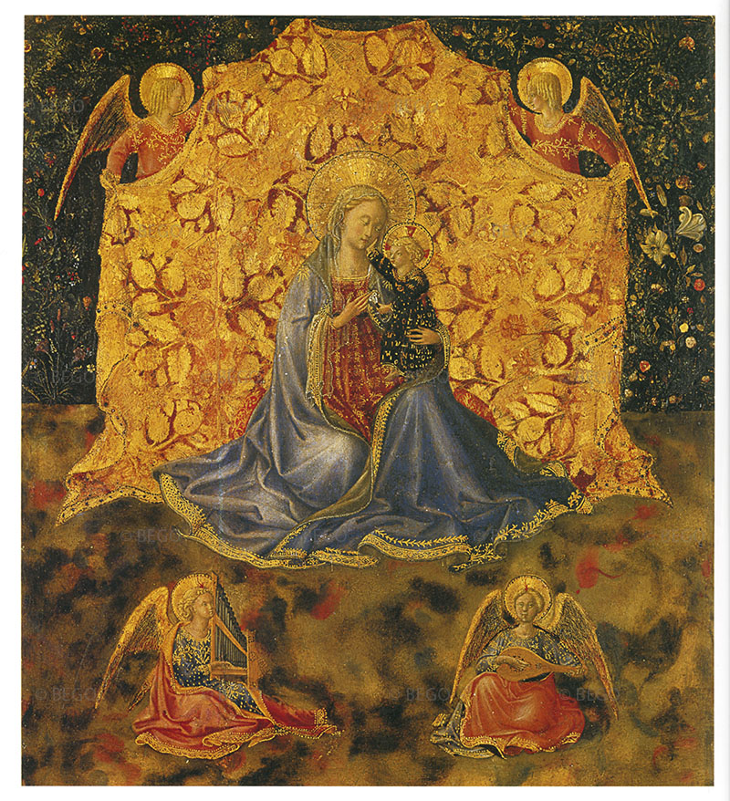 The Madonna of the Humility with Four Angels, Accademia Carrara Gallery, Bergamo.