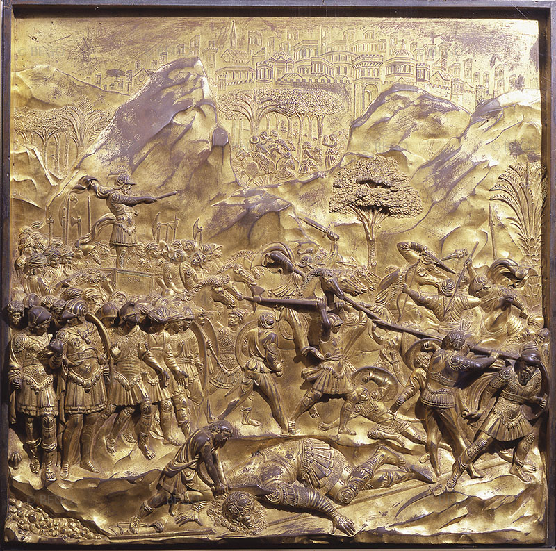 Storie di Saul e David, Porta del Paradiso, Battistero di San Giovanni, Firenze.