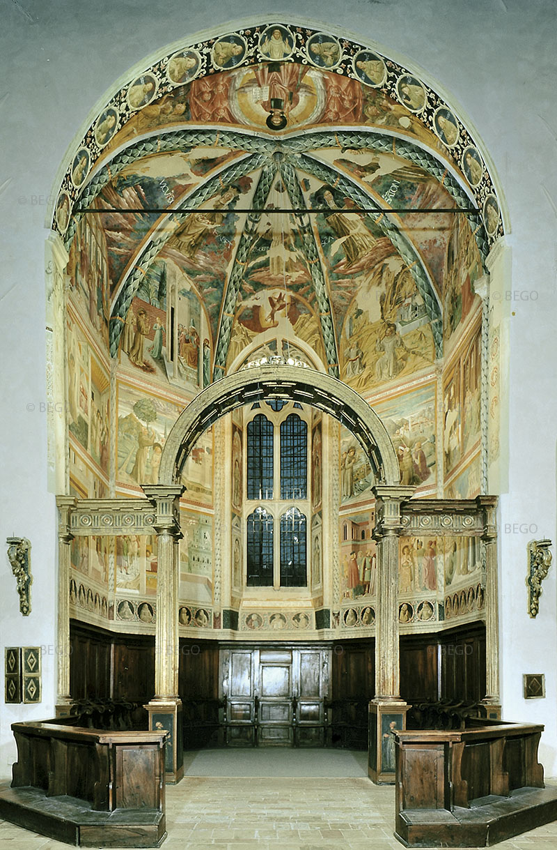 Cappella del Coro, chiesa di San Francesco, Montefalco.