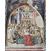 La Morte e l’Assunzione in cielo di Francesco, chiesa di San Francesco, Montefalco.