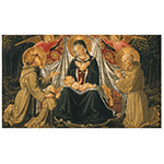 The Madonna with Child, Two Curtain-bearing Angels, Saints Francis and Bernard and the Donor
