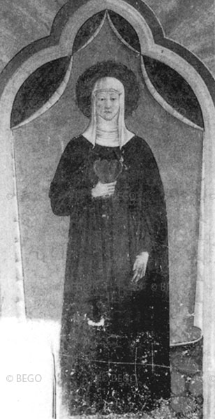 Saint Claire of Montefalco, Convent of St. Claire, Montefalco.