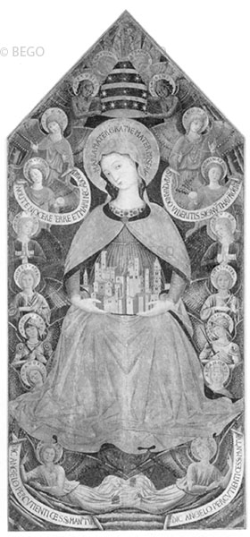 The Madonna with Angels, Collegiate Church of Sermoneta.