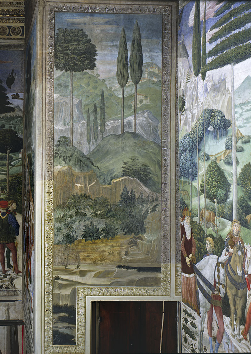 Cappella dei  Magi, parete di ingresso, Firenze.