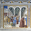 Agostino giunge a Milano, chiesa di Sant'Agostino, San Gimignano.