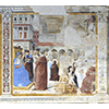 Saint Augustine Hears Ambrose Preach, Church of St. Augustine, San Gimignano.