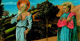 Saint Jerome and Saint Bartholomew, Thyssen Museum, Madrid.