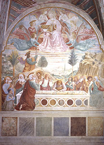 Assumption of the Virgin, Tabernacle of the Madonna of the Cough, Benozzo Gozzoli Museum, Castelfiorentino.