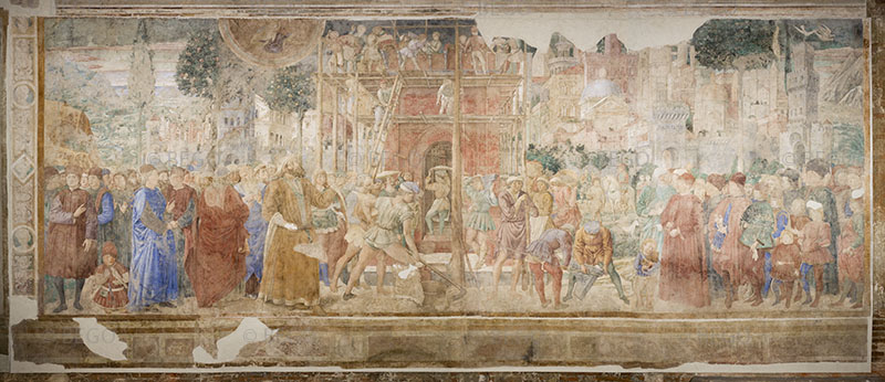 Costruzione della torre di Babele, Camposanto, Pisa.