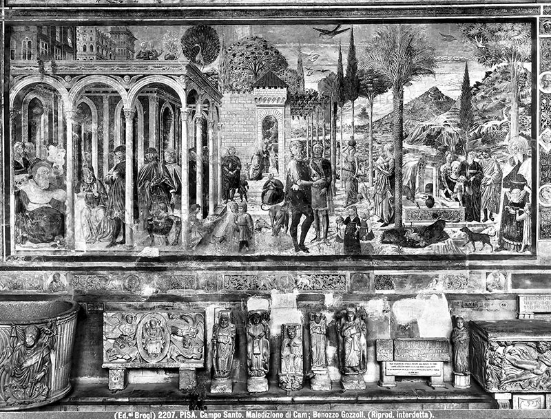 La Maledizione di Cam (foto 1890 ca.), Camposanto, Pisa.