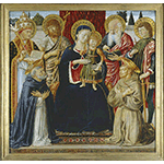 The Virgin and Child Enthroned with Saints Gregory, John the Baptist, John the Evangelist, Julian, Dominic and Francis