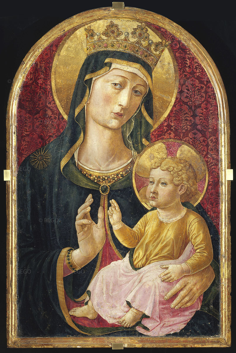 Madonna col bambino, Pieve, Calci.