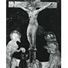 Cristo in croce adorato dai santi Girolamo e Francesco e il committente, Museo d'Arte Sacra, San Gimignano.