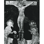 Christ on the Cross Adored by Saints Jerome and Francis and the Commissioner