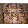 Le 26 giornate sulla parete di fondo del tabernacolo della Madonna della Tosse, Castelfiorentino.