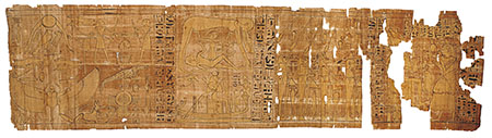 Funeral papyrus with figures