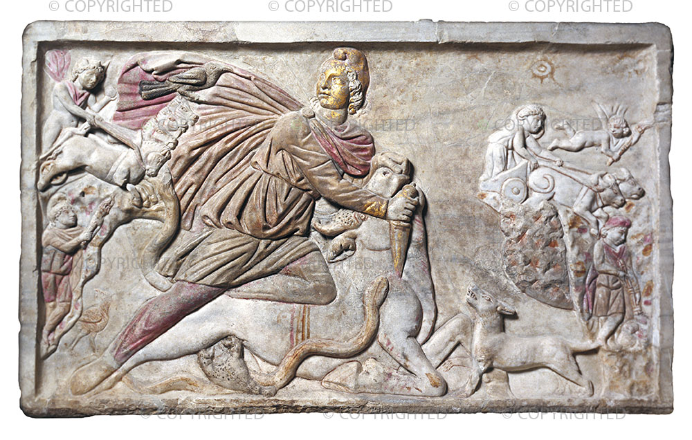 Relief with Mithras