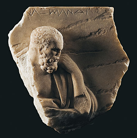 Relief portraying Anaximander