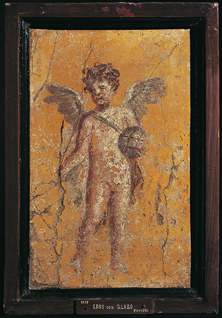 Cupid with sphere