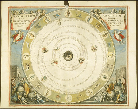 Andreas Cellarius, Atlas coelestis seu Harmonia Macrocosmica - pl. 9