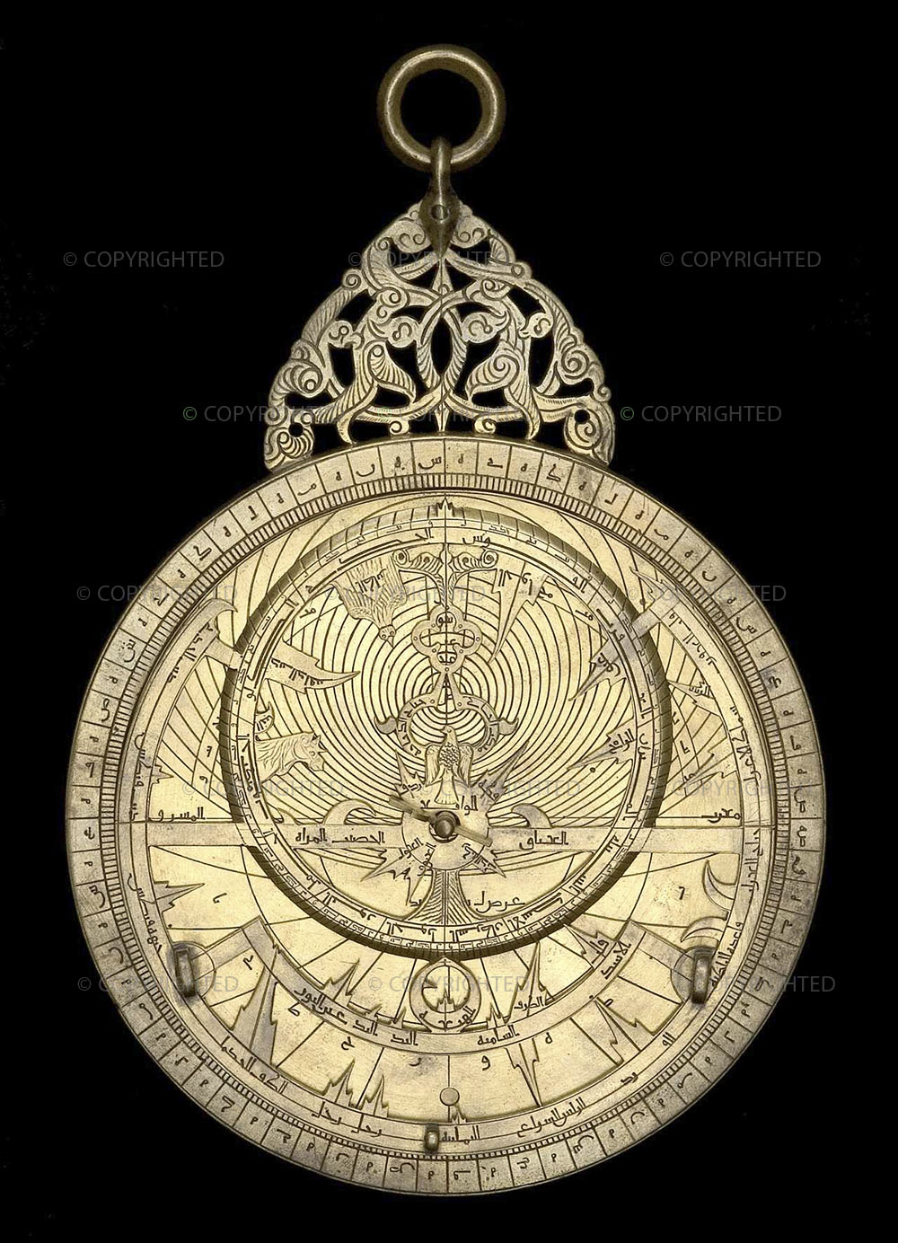 Muhammad ibn Abi Bakr al Ibari, Astrolabio con calendario a ingranaggi