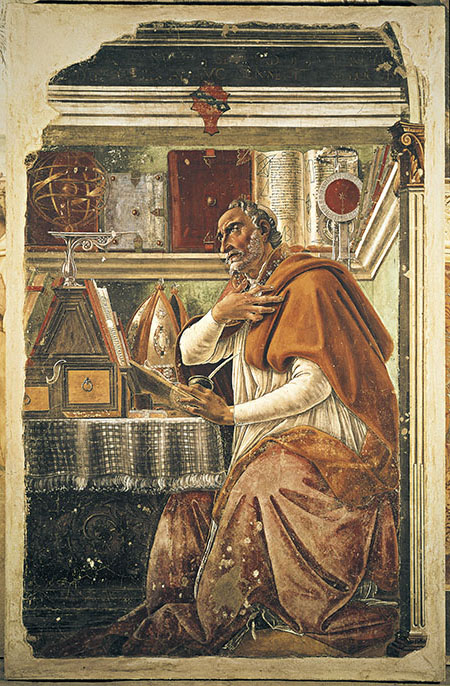 Sandro Botticelli, Sant’Agostino nello Studio