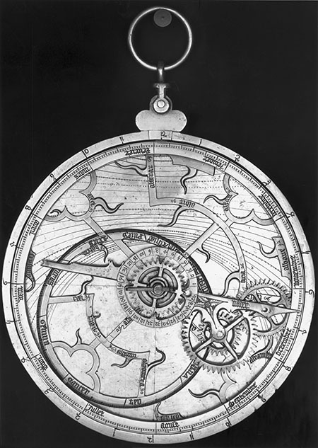 Anonimo,Astrolabio francese a ingranaggi