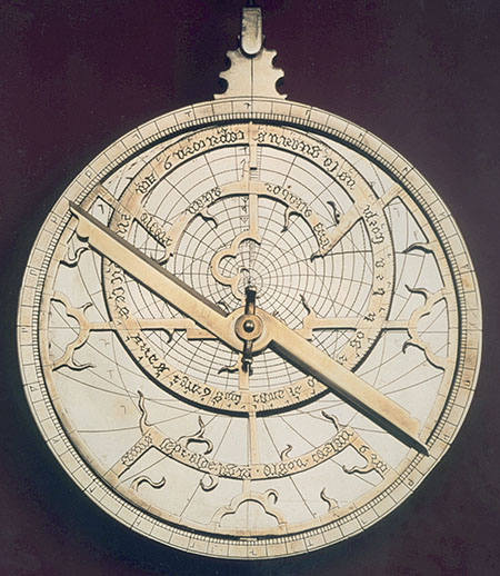 Anonymous, Astrolabe with monastic numbering system