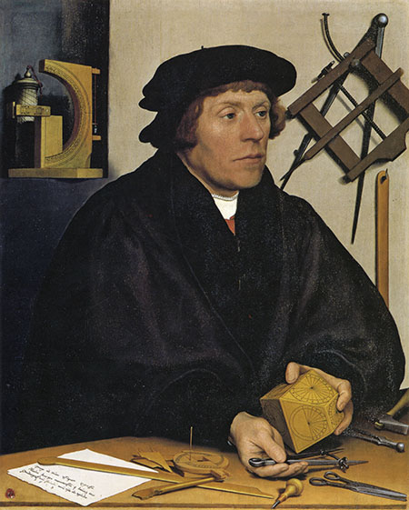 Copia da Hans Holbein il giovane, Portrait of Nikolaus Kratzer
