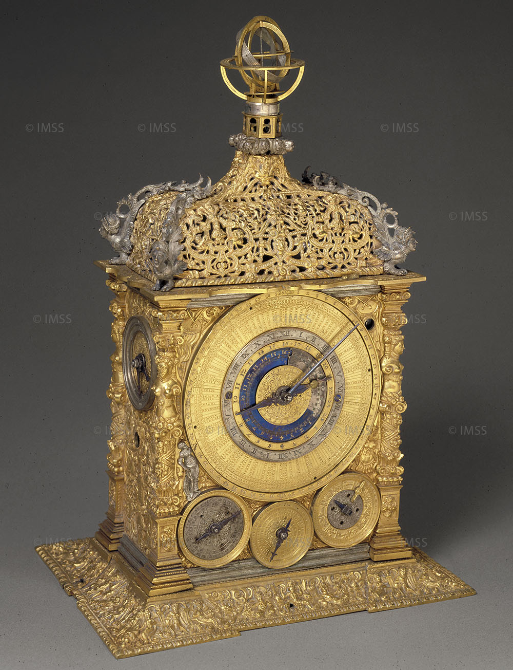 Caspar Rauber (attr.), Astronomical table clock