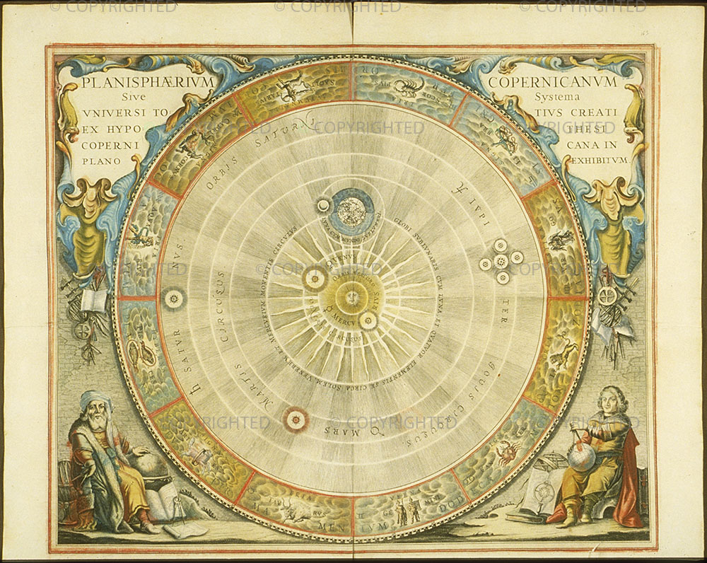 Andreas Cellarius, Atlas coelestis seu Harmonia Macrocosmica (tav. 5)