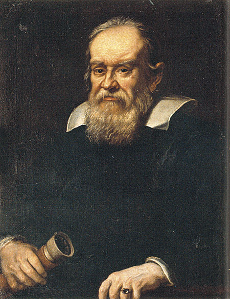 17th century Florentine painter, Portrait of Galileo Galilei