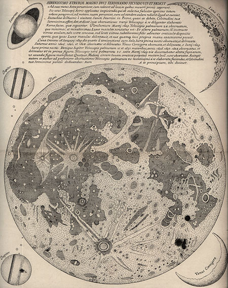 Eustachio Divini, Map of the Moon