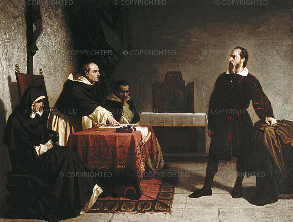 Cristiano Banti, Galileo before the Inquisition