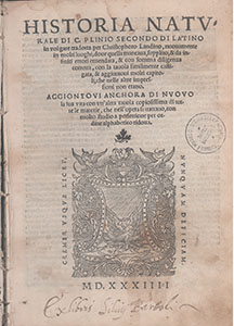 Gaius Plinius Secundus, Historia naturale