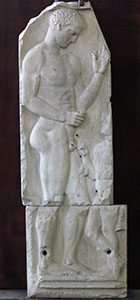 Funerary stele "of the Gymnast"