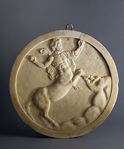 Oscillum with centaur