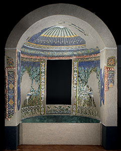 Mosaic fountain