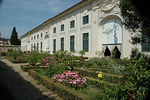 The exhibition in the Limonaia at Boboli Gardens