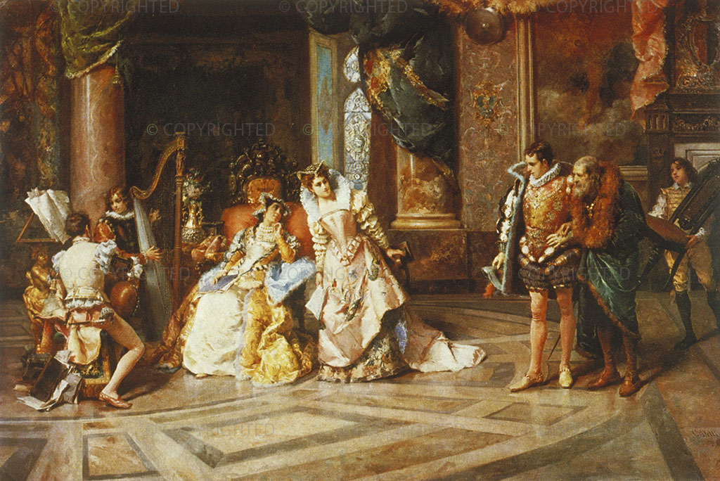 1878, Oil on canvas, cm 47,5 x 71,1, Antiquarian Market