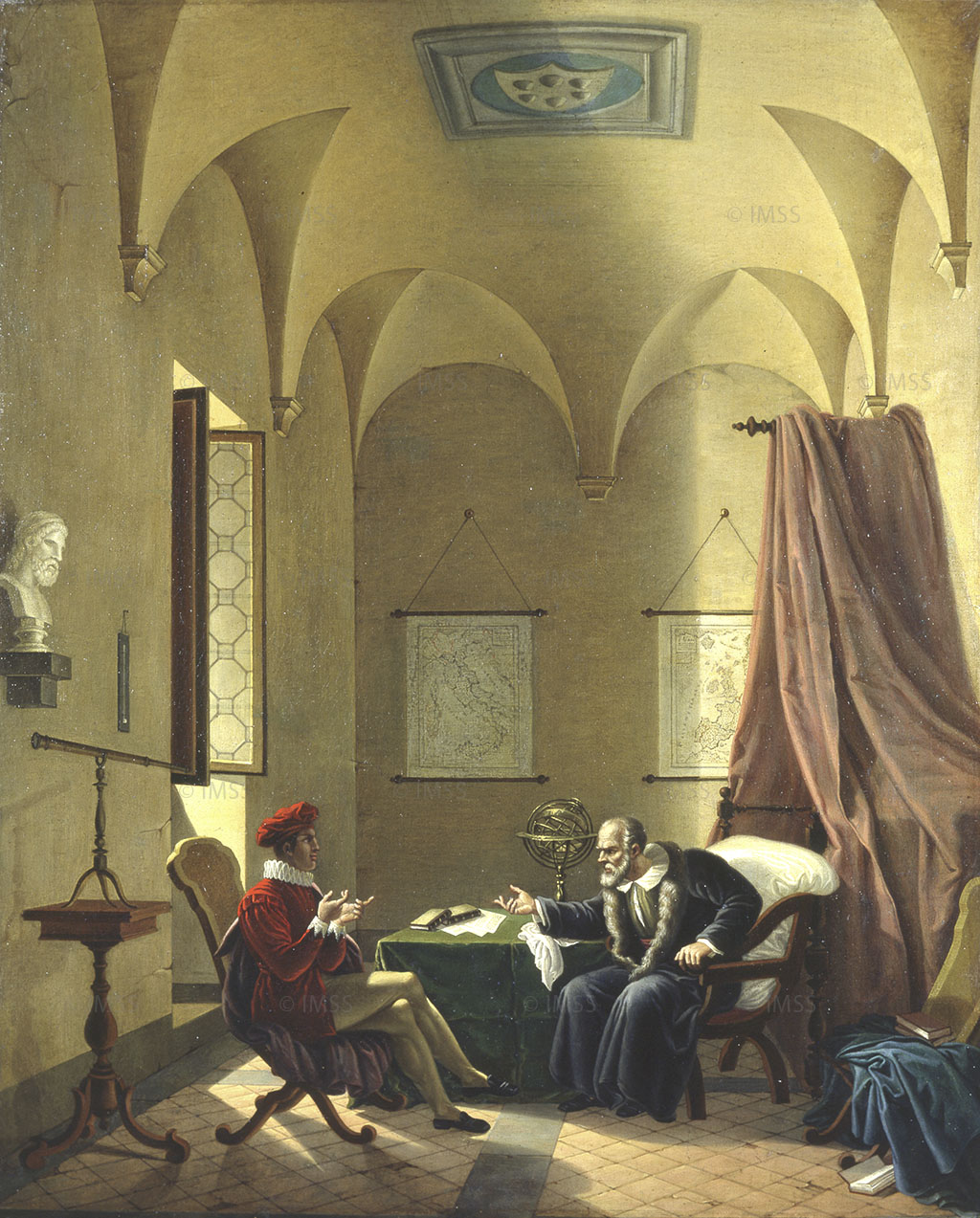 Post 1874, Olio su tela, cm 56 x 46, Firenze, Istituto e Museo di Storia della Scienza, Inv. 3682