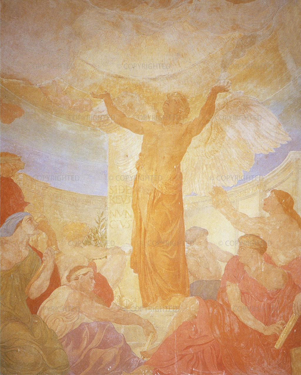 1917-1922, Fresco, Pisa, Palazzo della Sapienza, New Main Hall
