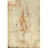 Codice Arundel, 275v. - Studi sul corso dell'Arno con direzioni e misurazioni, c. 1504.